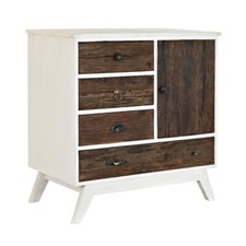 Cassettiera legno bicolore