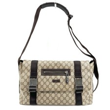 Gucci Messenger Borsa a tracolla GG PVC Beige 122374 2123 Autentica
