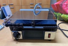 MILANTOAST - Piastra elettrica in ghisa doppia - inox 16000 - 1,8 kw
