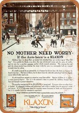 METAL SIGN - 1910 Klaxon
