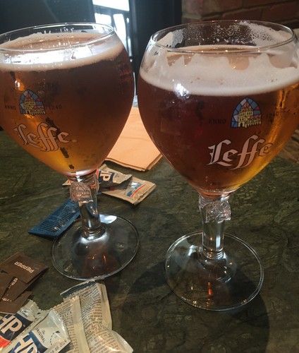 Leffe belgian beer glasses - 2,