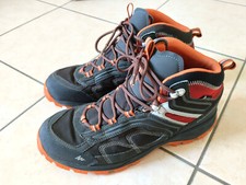 Scarponcini trekking uomo Quechua grigio/arancio, numero EU 45, waterproof
