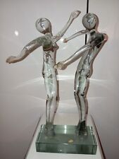 Scultura Ballerini Vetro Di