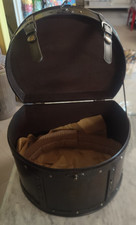 Bauletto in legno decorativo stile vintage con chiusura in metallo