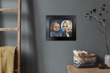 Quadro acrilico sposa - sposa, di