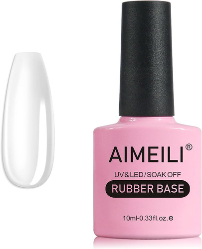 Aimeili clear rubber base gel - rubber,