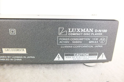 Lettore compact disc luxman - disc,