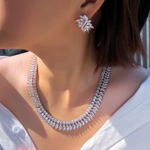 Collana fidanzamento zirconi - collana,