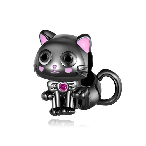 Ciondolo gatto gattino nero