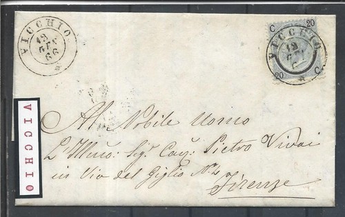 1866 20c ferro cavallo - di, su