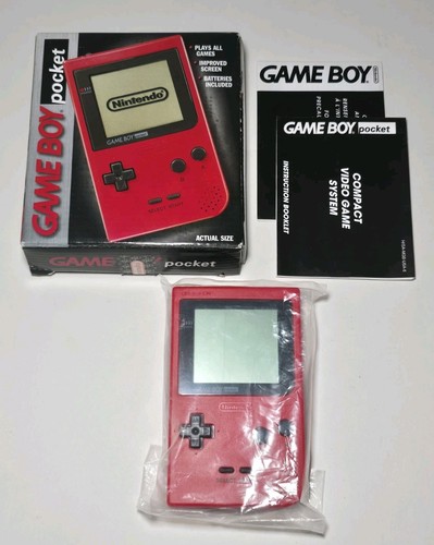 Nintendo gameboy pocket red - nintendo,