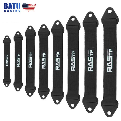 Black 10000lb limit straps - 2x,