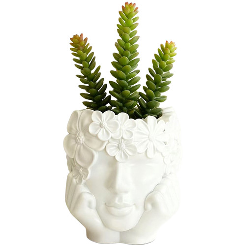 Contenitore fiori bianco - contenitore,