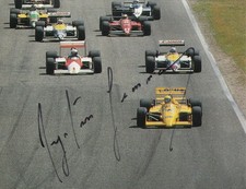 Ayrton senna foto firmata - ayrton,