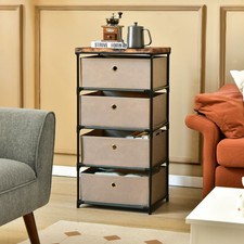 Cassettiera in Tessuto Con 4