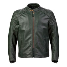 Giacca moto in vera pelle