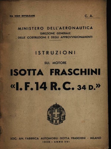 Istruzioni sul motore isotta - sul,