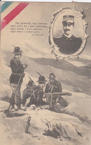 0403 ww1 alpini - alpini,, postazione
