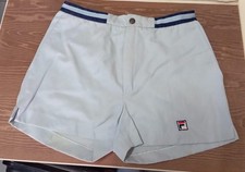TENNIS FILA PANTALONCINO SPORTIVO UOMO AZZURRO - MAN SHORT VINTAGE 70’s TG.50