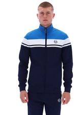 Giacca uomo Sergio Tacchini Track Top Damarindo Track in Direttorio blu/bianco