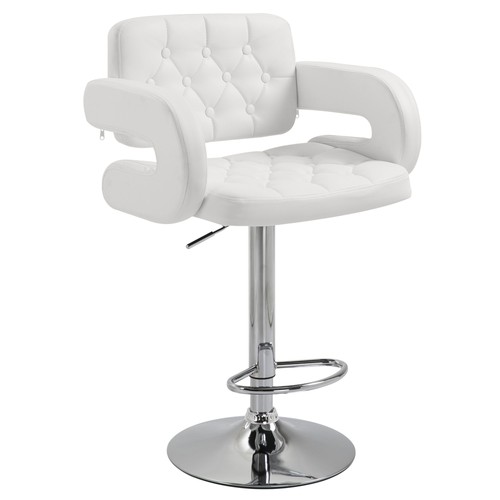 Homcom sgabello alto bar - alto, da