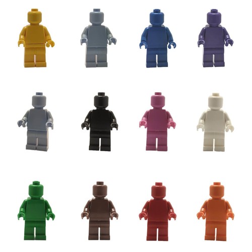 Minifigure lego monocromatica - lego,