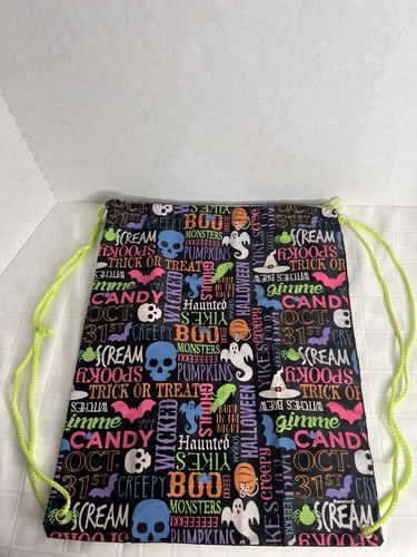 Halloween trick treat bag - treat,