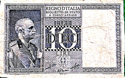 Banconota lire regno - banconota,