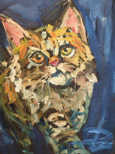Dipinto olio quadro - ,