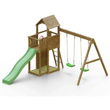 Casetta per bimbi e altalena