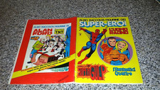 ALBUM SUPER EROI L'UOMO RAGNO I FANTASTICI QUATTRO CORNO 1976 COMPLETO MB/OTTIMO