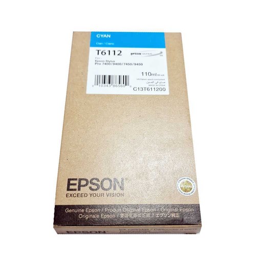 Cartuccia epson t6112 ciano - cartuccia,