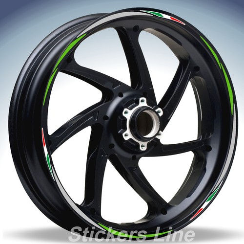 Adesivi ruote moto strisce