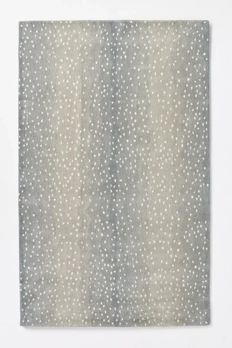 Tappeto grigio fatto mano - a,
