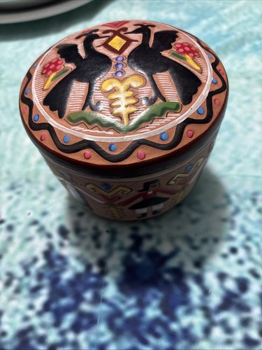 Scatola ceramica sarda anni - scatola, 70