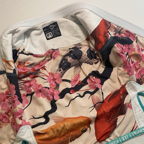 Kimono fluory koi fish - fluory,