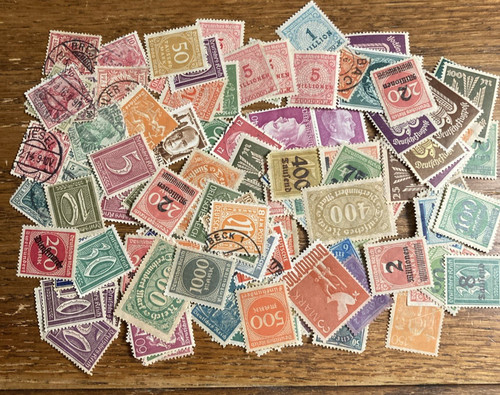 Lotto oltre 100 francobolli