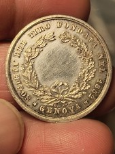 Medaglia Società di Tiro a Segno di Genova 1852