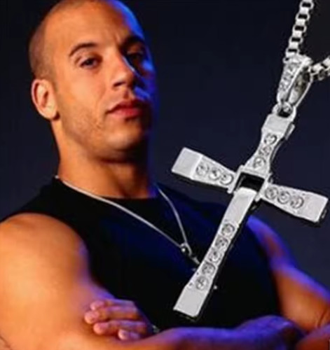 Collana croce pendente dominic - collana,