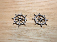 coppia timone in metallo 31mm modellismo navale