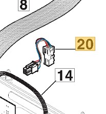 Cablaggio batteria ORIGINALE