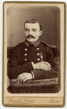 Mustache Man in Military