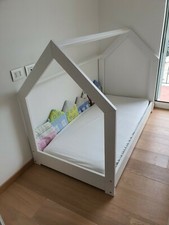 Letto per bambini Letto a forma di casa DESIGN 70x140 Sponda Bambini