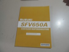 Complemento Manuale Officina ABS Suzuki SFV 650 A Gladius 2009