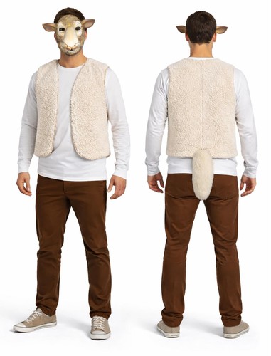Gilet pile agnello pecora