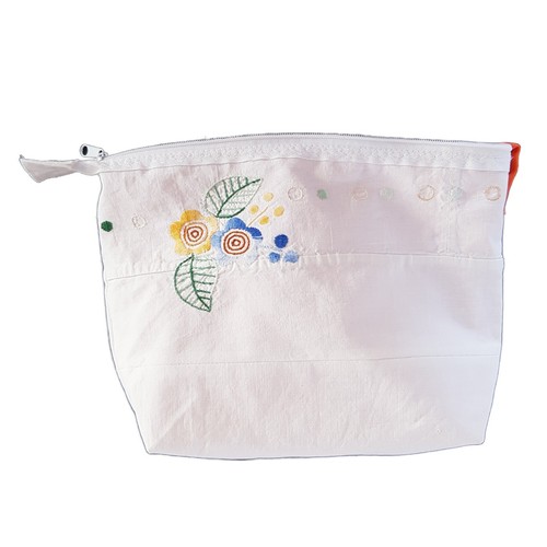 Borsa cosmetica ricamata - , a