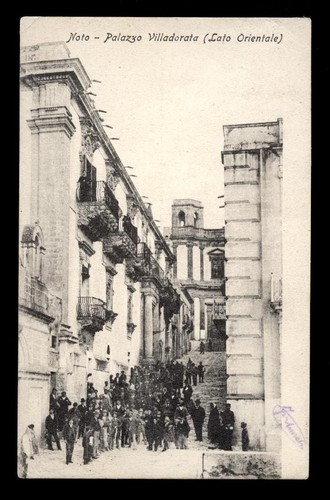 Cartolina noto palazzo - cartolina,