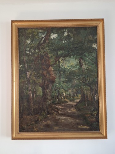 Antico dipinto olio ricco - antico,