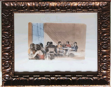 Alberto Sughi litografia