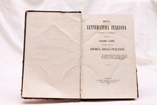 Antique book "Of Italian